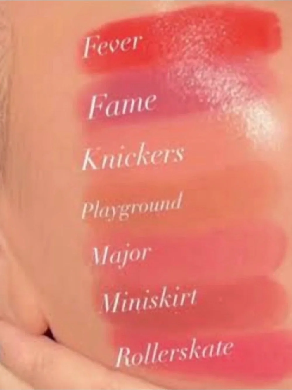 Victoria Beckham Cheeky Posh Cream Blush Stick Miniskirt
